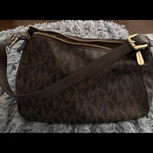 MK monogram shoulder bag